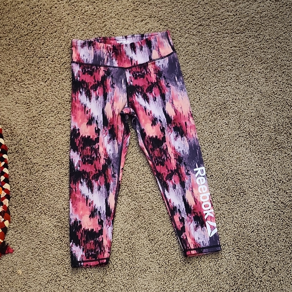 Reebok Kids Vibrant Pink and Purple Leggings